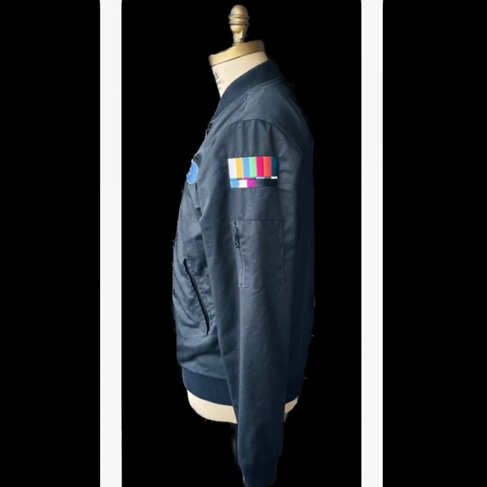 REFORM CLOTHING | L | Philo Men’s Zip Bomber Shell Aviator Jacket San Francisco